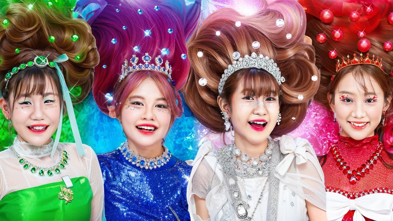 Emerald Vs Ruby Vs Diamond Vs Sapphire Girl At Sleepover Party! Who Is The Best?