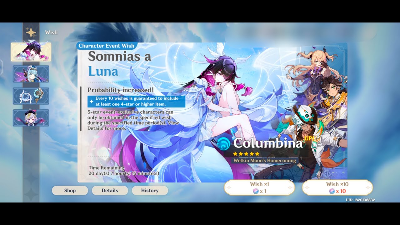 F2P | Can I get Colombina? | Colombina Pull #genshinimpact #genshinmobile #colombina