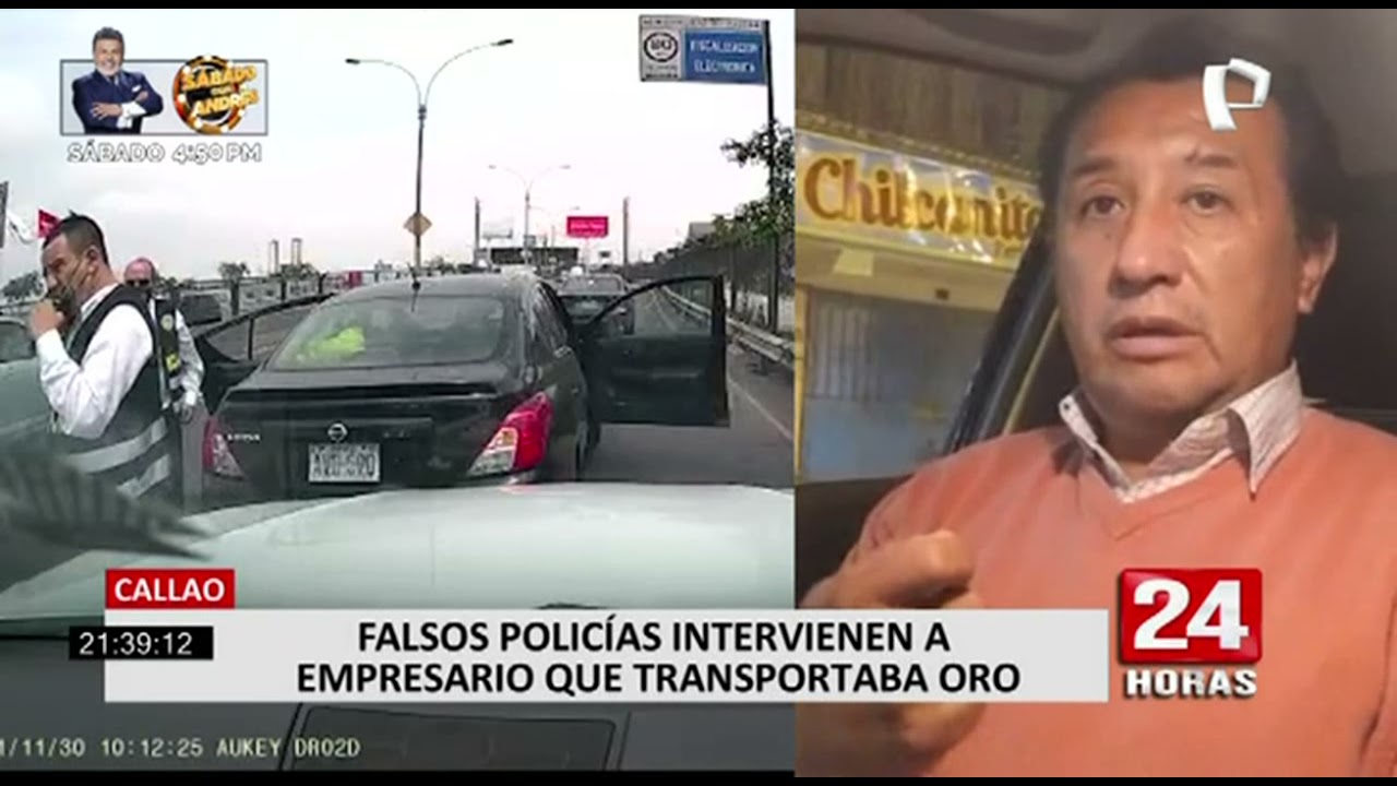 Empresario denunció que fue intervenido falsos policías en el Callao