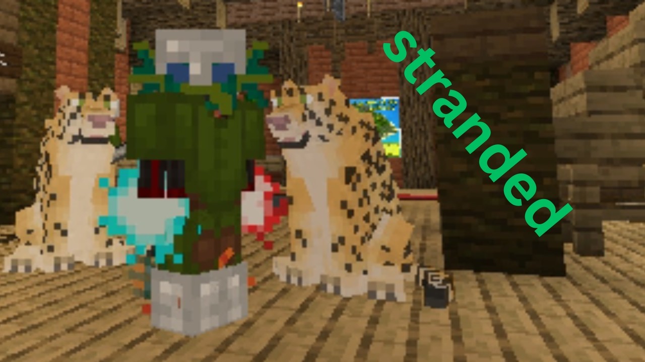 stranded on a jungle island in minecraft