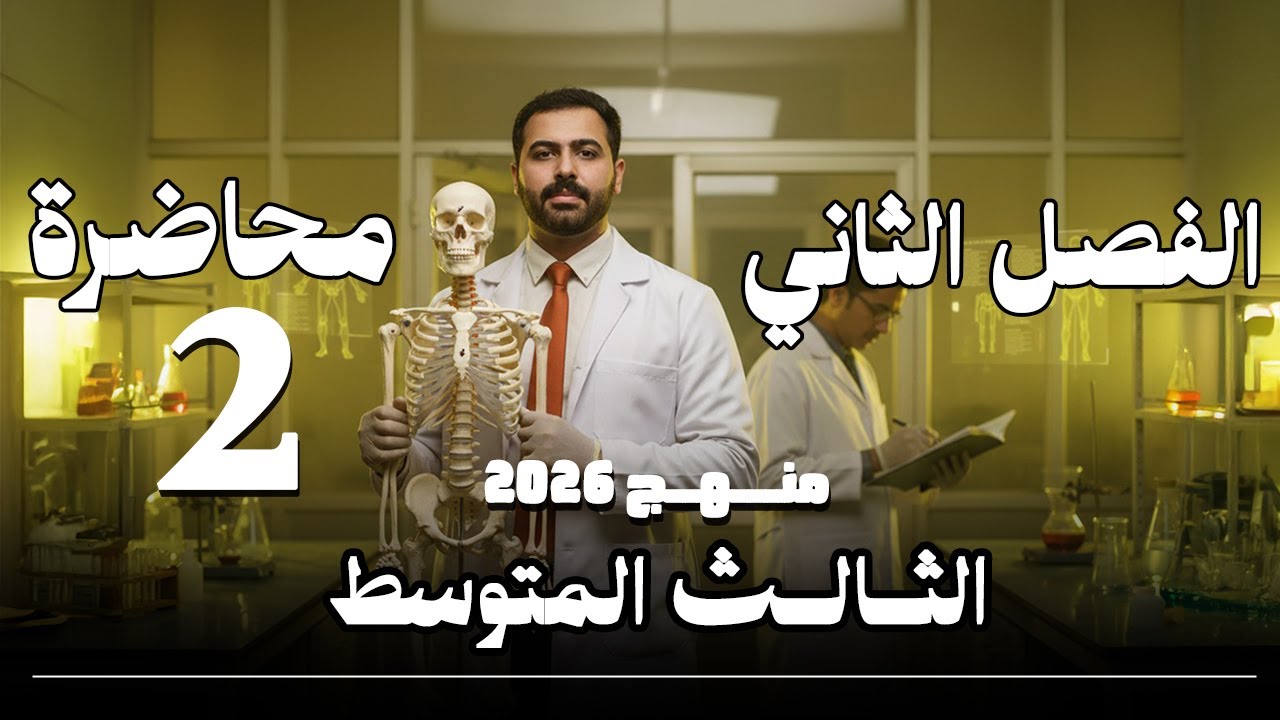 احياء الثالث متوسط 2026 (المنهج الجديد ) / الفصل الثاني / محاضرة 2 /الهيكل المحوري (الجمجمة )