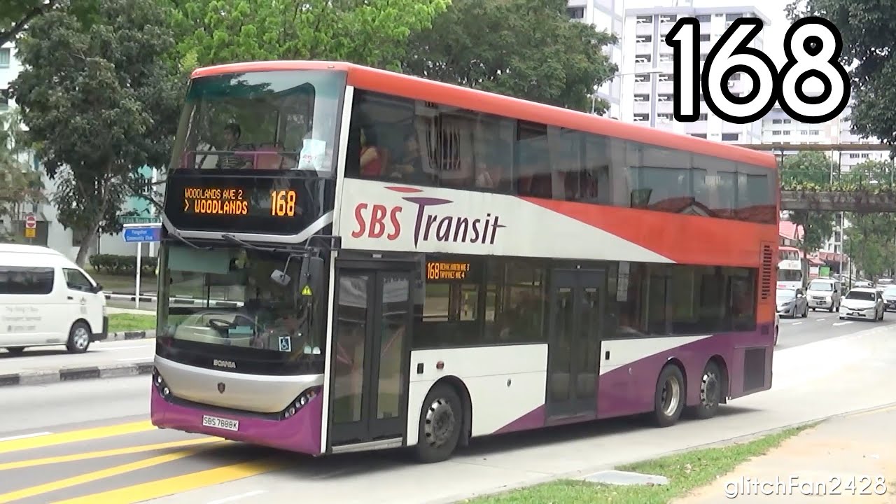 [SBST] SBS7888K on Service 168 - Scania K310UD Gemilang Demonstrator