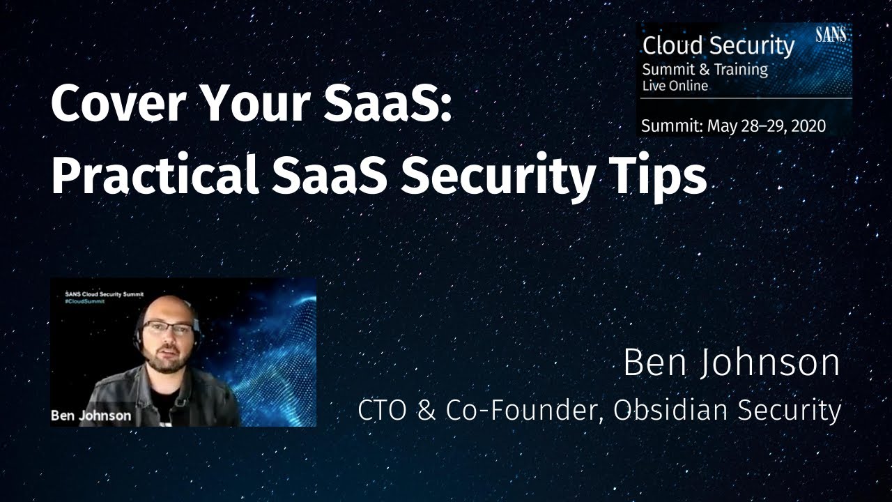 Cover Your SaaS: Practical SaaS Security Tips