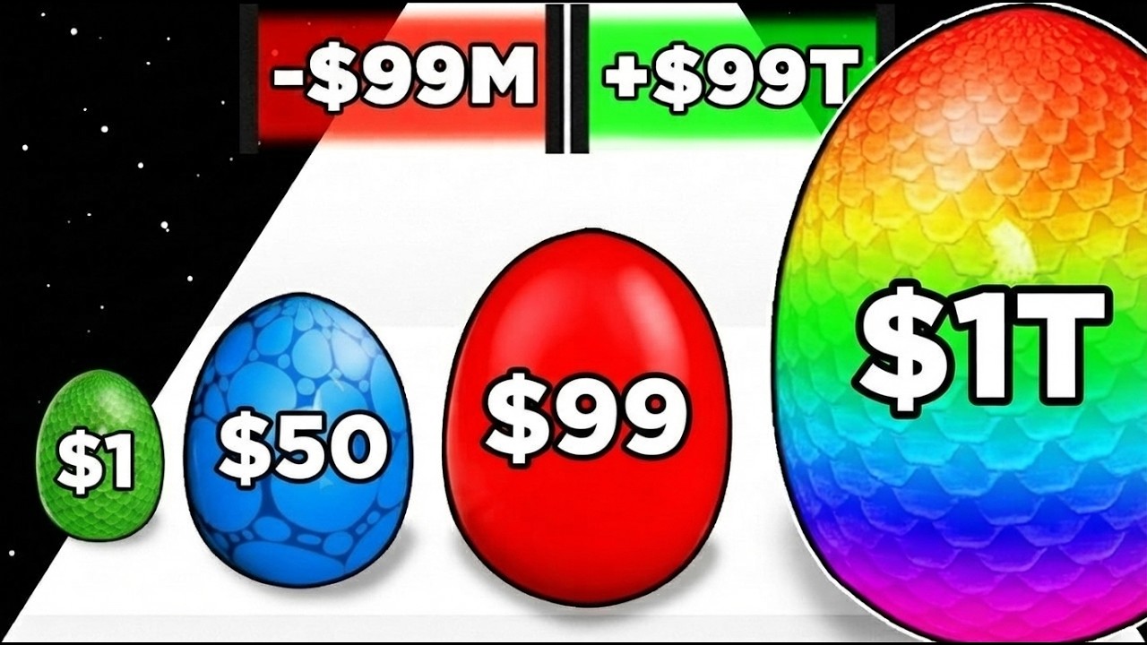 $1,000,000,000 MAX LEVEL DINOSAUR EGG!  Dino Merge Run