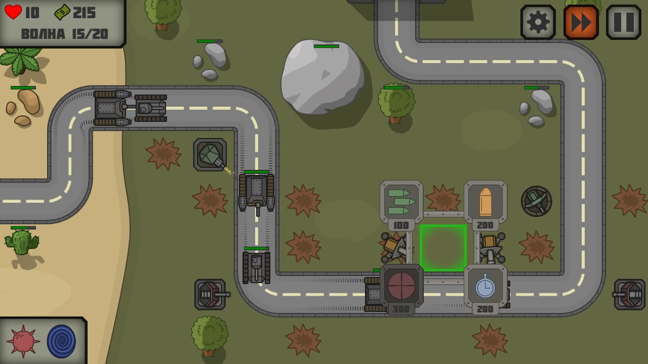 Tactical War: Tower Defense level 11 (Тактическая война: защита башни уровень 11)