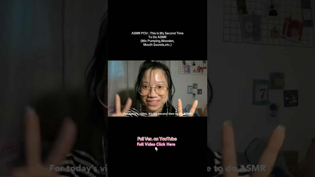 ASMR POV:My 2nd Try To Do ASMR(Mic Pumping,Mouth,etc.) #asmr #relax #mouthsounds #randomtriggers