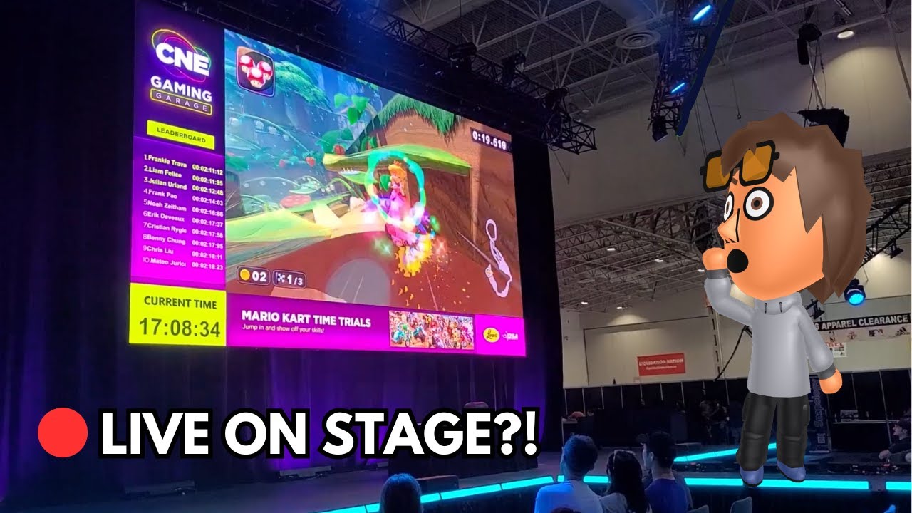 I played Mario Kart World in front of a LIVE Audience!