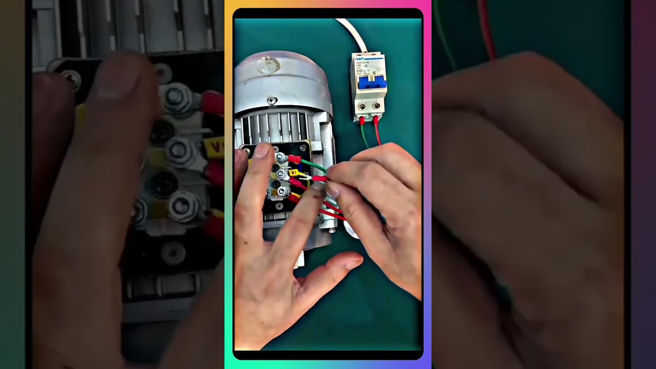 AC motor reverse rotation