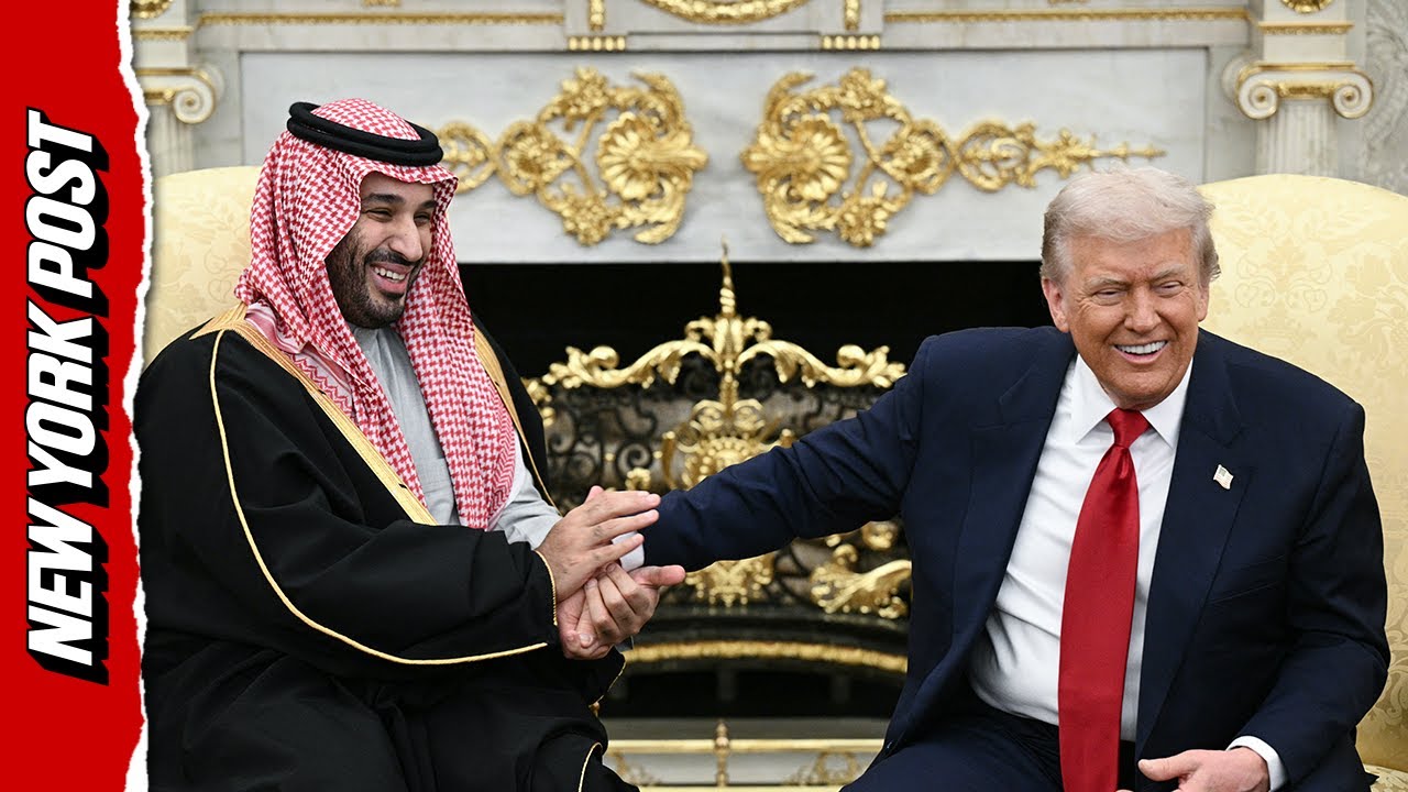 Trump Grabs Saudi Arabian Crown Prince's Hand During Bilateral Meeting
