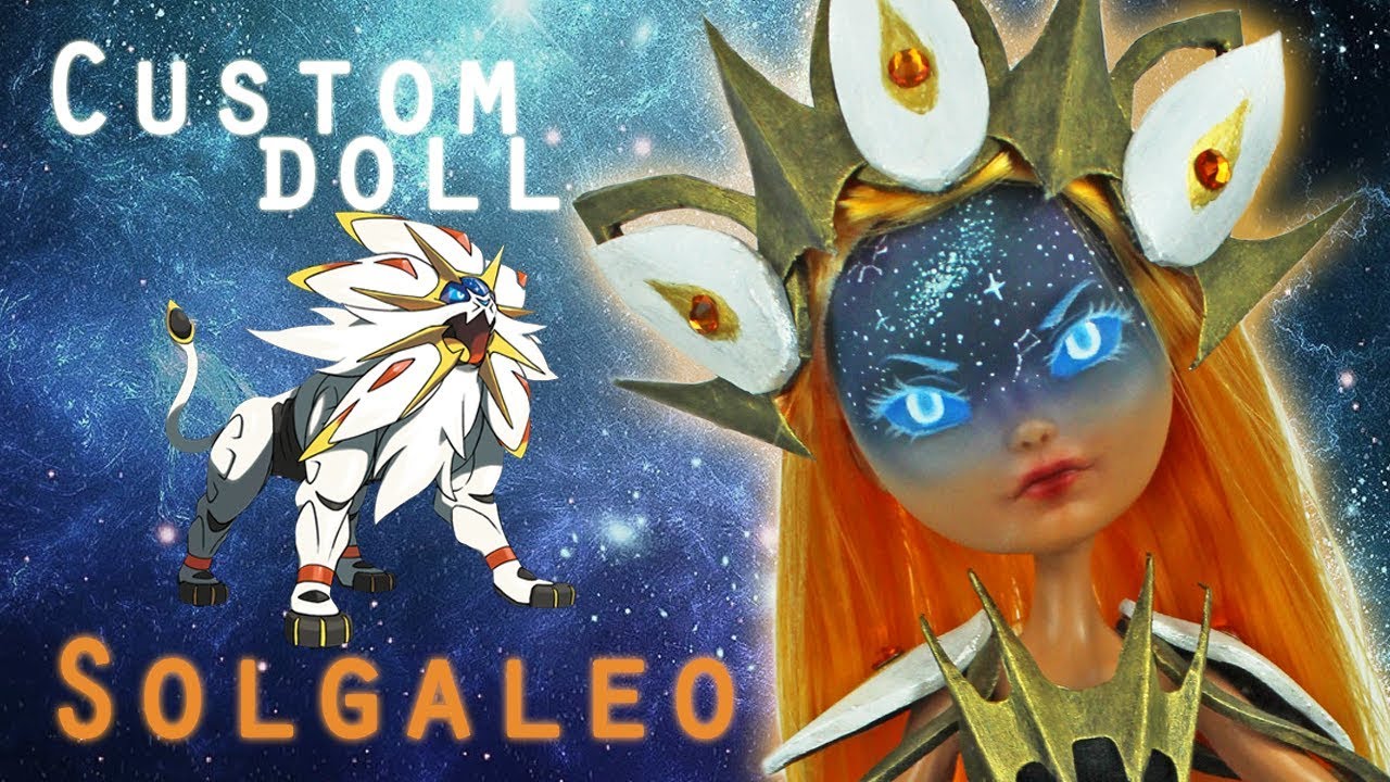 [POKEMON ZODIAC #1] Перекраска куклы на заказ! Летняя коллаборация Pokemon Solgaleo MH/EAH OOAK