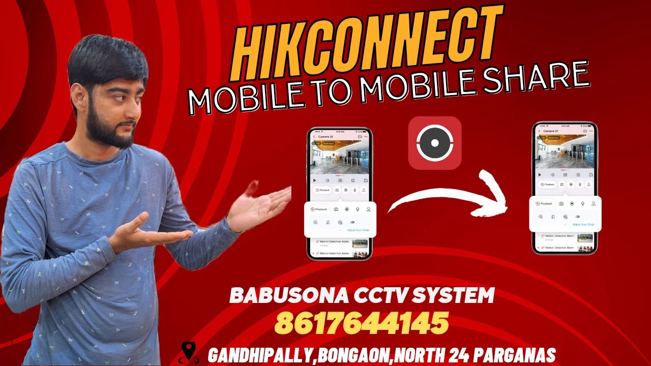 How to hikconnect share Mobile to Mobile .. Hikvision CCTV.HIKCONNECT .. BABUSONA CCTV SYSTEM.