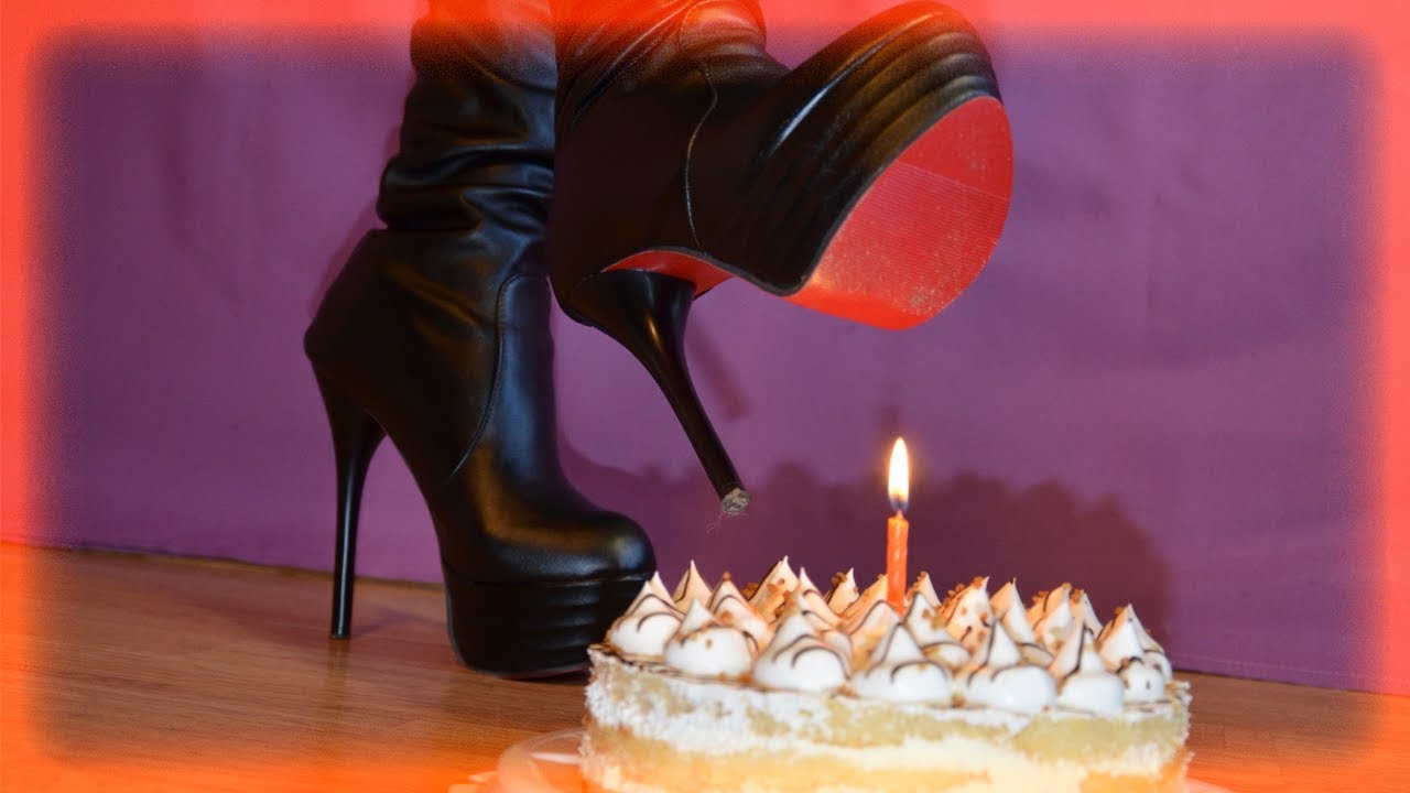 Knee high boots cake crush