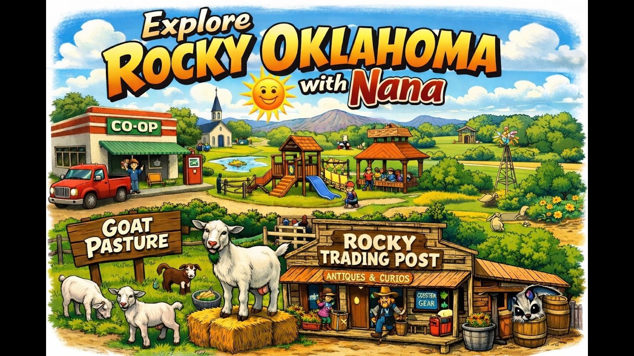 Come Explore Rocky Oklahoma with Nana.