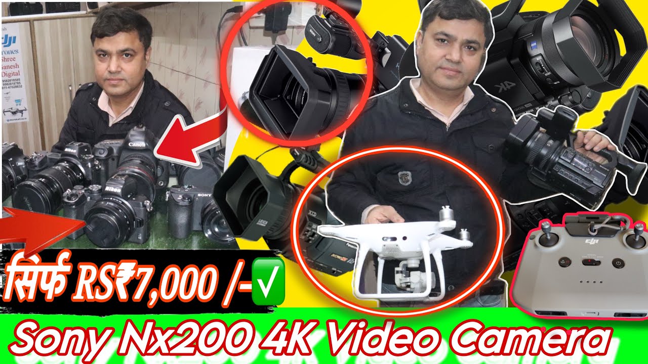 Panasonic ac90 Sony nx100 Sony nx200 4K video Camera Second Hand price in India