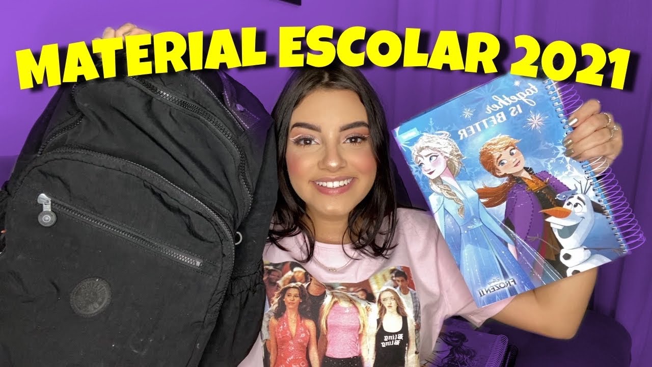 MEU MATERIAL ESCOLAR 2021 PRO TERCEIRÃO! Bela Almada