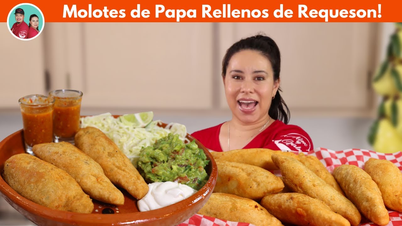 Te Irás Pa' Tras 🙈 Con Estos MOLOTES Echos de PAPA con MASECA RELLENOS de REQUESON 😋