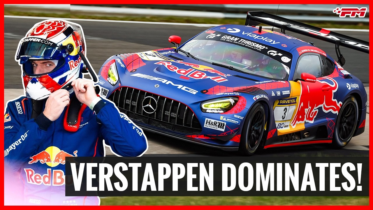 Mistrzowska klasa Maxa Verstappena na torze N&uuml;rburgring NLS 2 z Mercedesem | Najważniejsze moment...