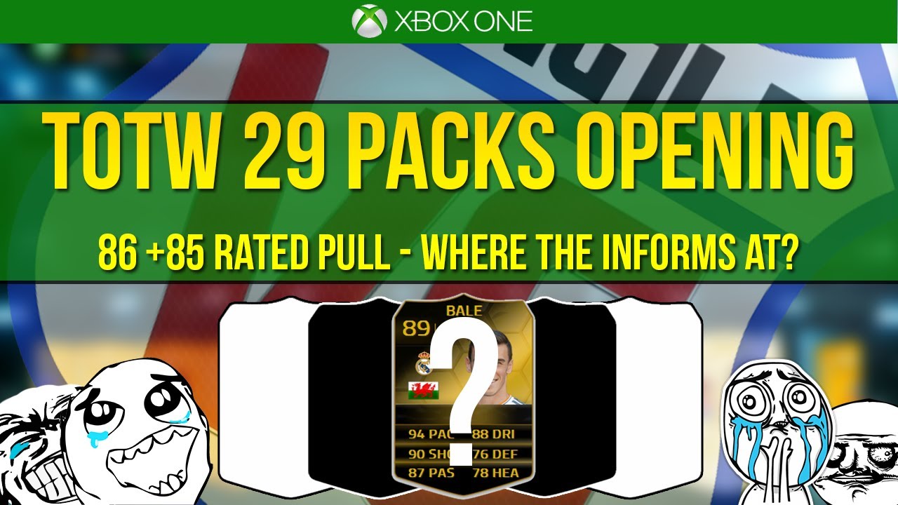 GLITCHING PACKS - TWO INSANE PULLS - TOTW 29 LIVE PACK OPENING - SIF REUS SIF BALE