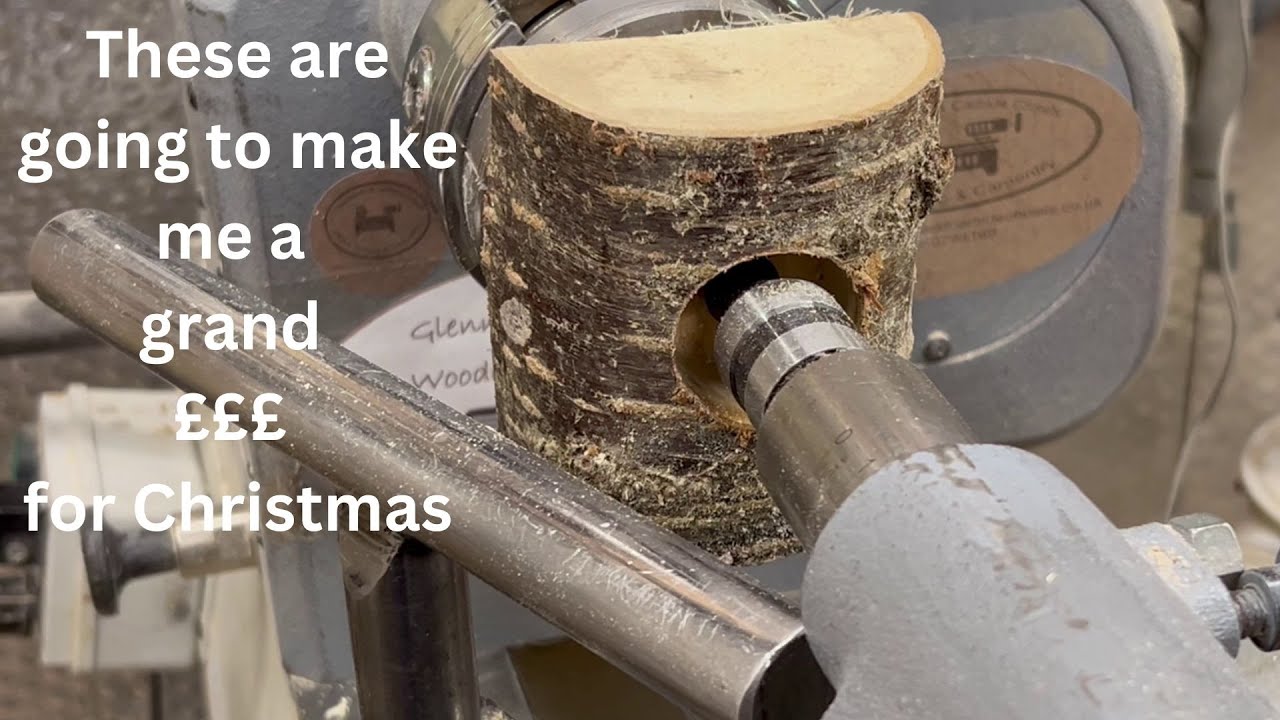 Woodturning. These are going to make me a grand for Christmas. #carbide chisels