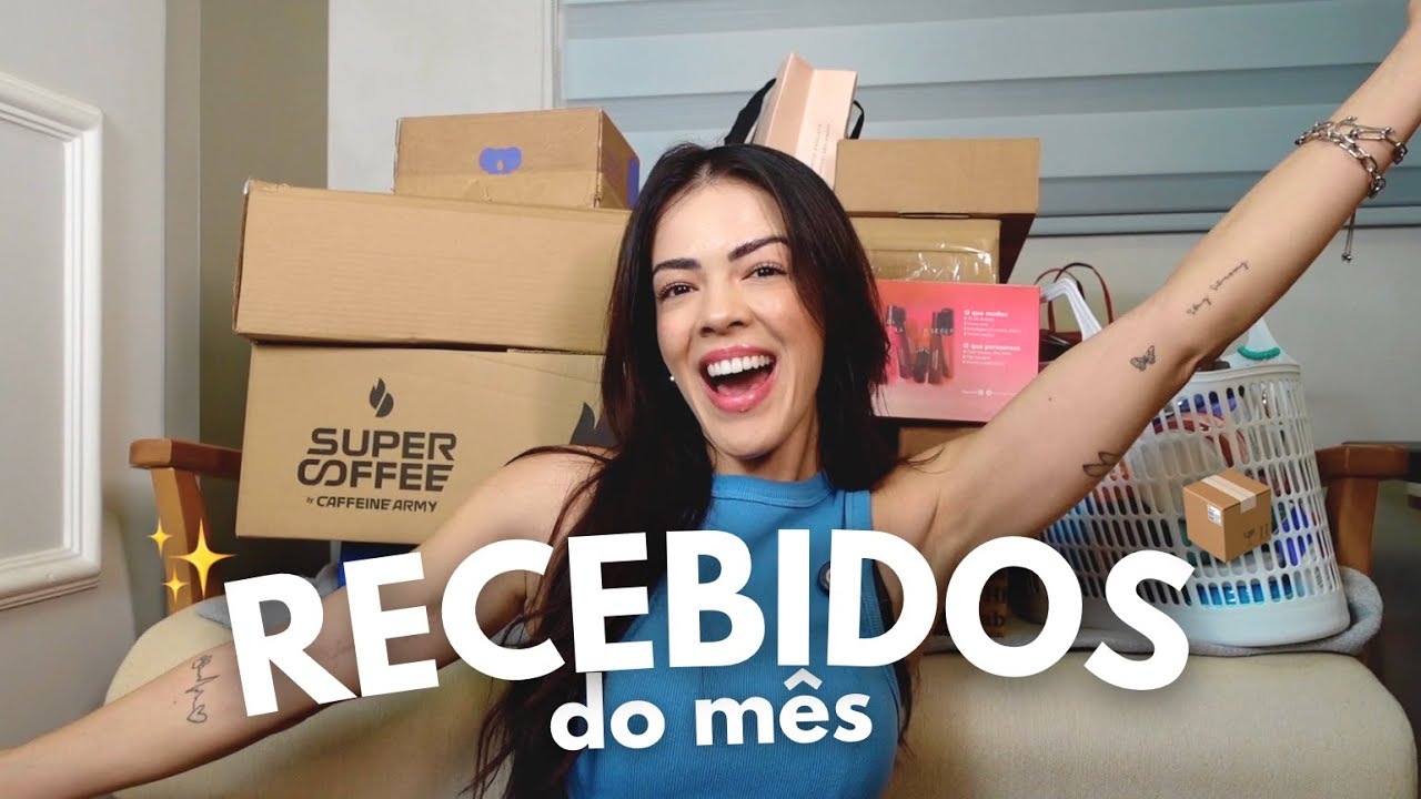 RECEBIDOS DO MÊS | NOVIDADES DE BELEZA, SKINCARE E MUITO MAIS!