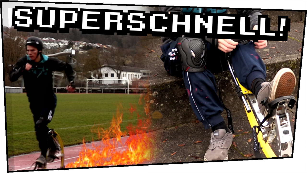 Mit Sprungstiefeln kannst du bis zu 40 Km/h schnell rennen! - Selbstexperimente #02