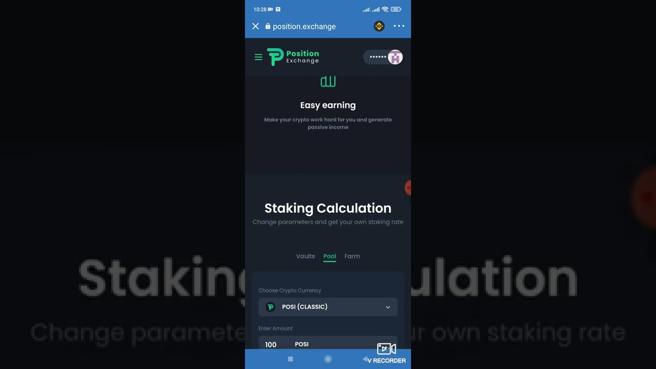 position exchange . position nft stacking . position COIN price prediction. BSC stacking. Urdu/hindi