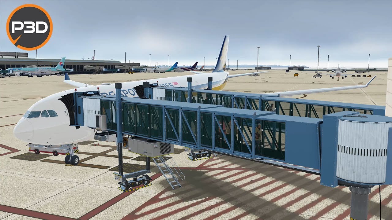 P3D v5.2 | Full Flight | Singapore Changi (WSSS) - Nagoya Chubu (RJGG) | A333 | SQ672