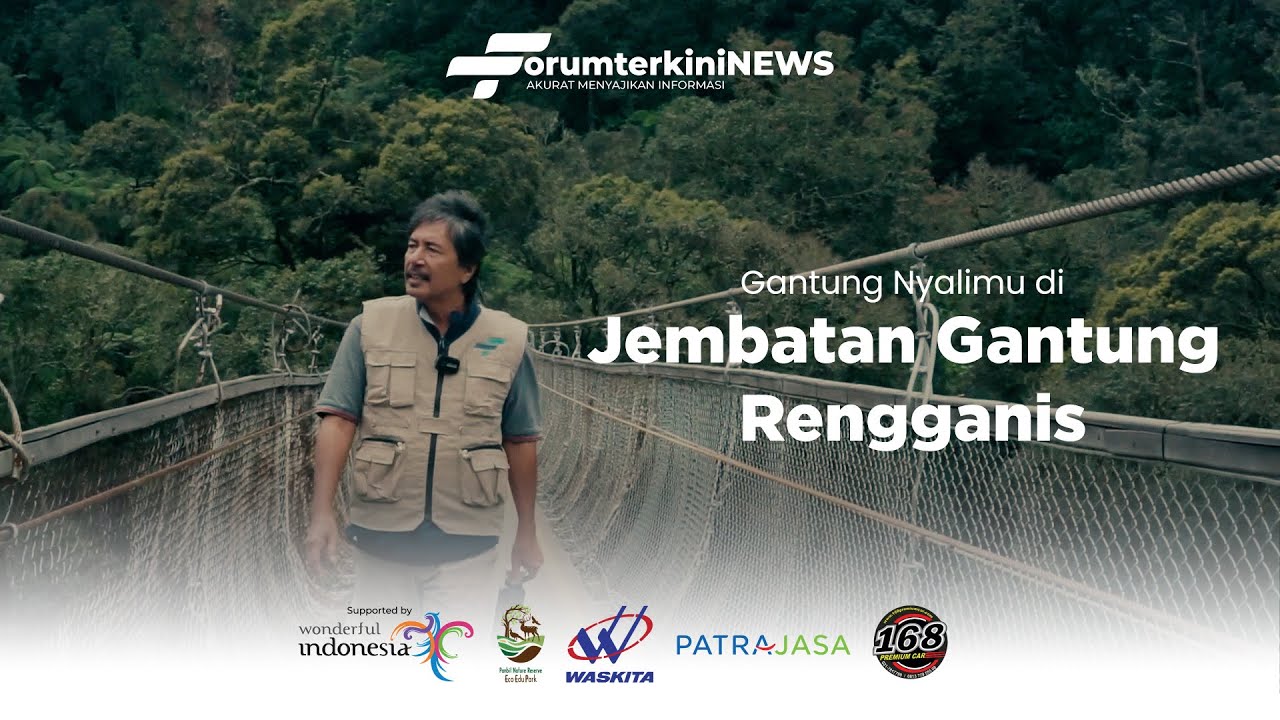 Gantung Nyalimu di Jembatan Gantung Rengganis | Tour Trans Jawa