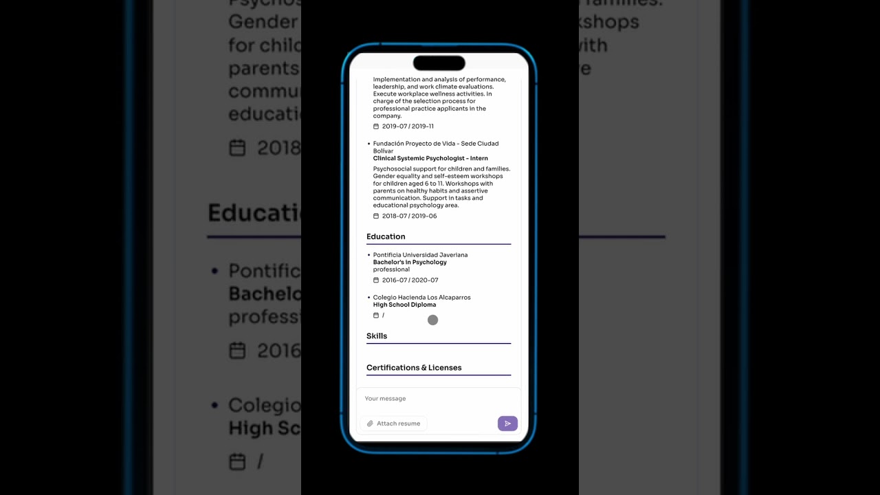 Talentropy.ai - Candidate Experience