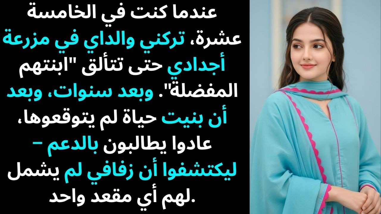 عندما كنت في الخامسة عشرة، تركني والداي في مزرعة أجدادي حتى يتمكّن ابنتهم 