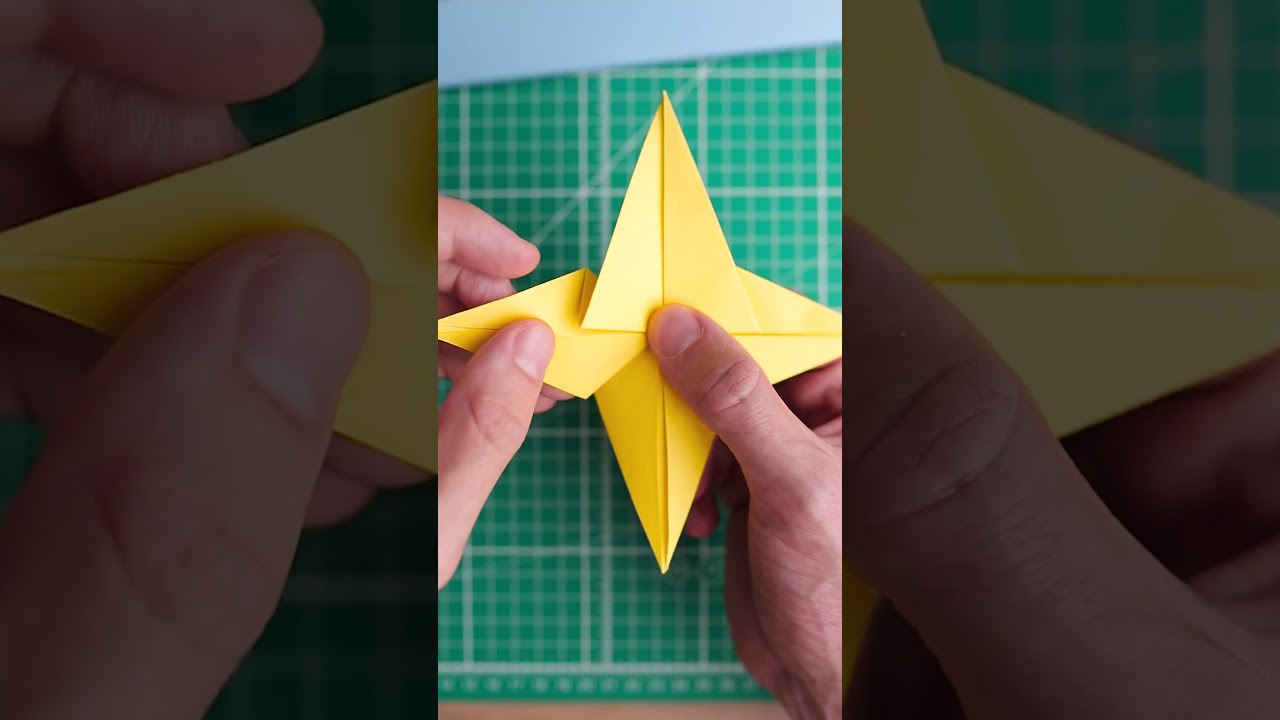 Making a Paper Dragonfly #origami #dragonfly #diy