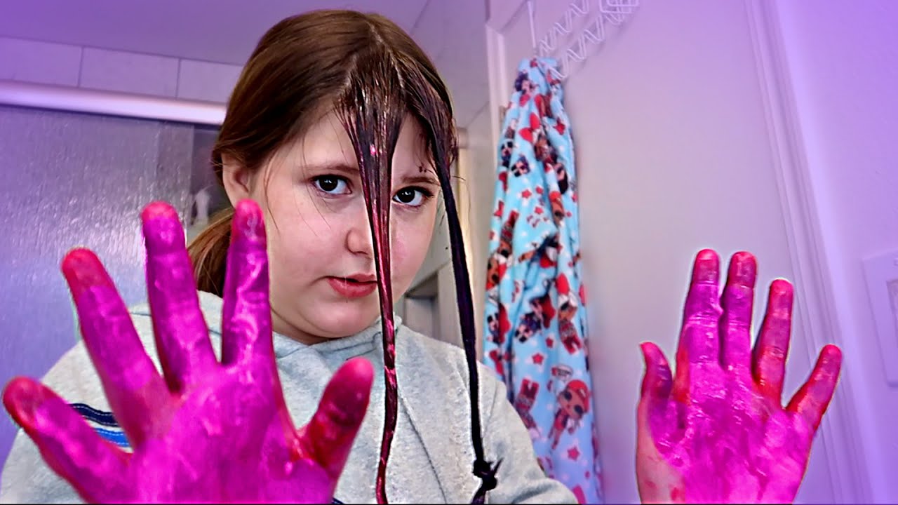 DYING MY HAIR PURPLE & PINK and I CAN'T BELIEVE MY BFF DID THAT! #15