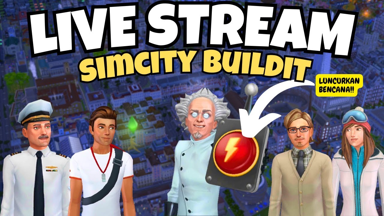 🔴LIVE GAME SIMCITY BUILDIT