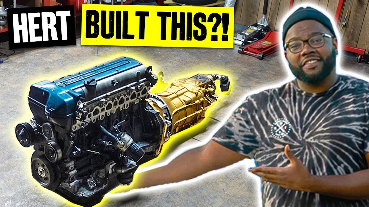 Херт собирает свой собственный 2JZ дома! С особым соусом: золотая коробка передач CD009