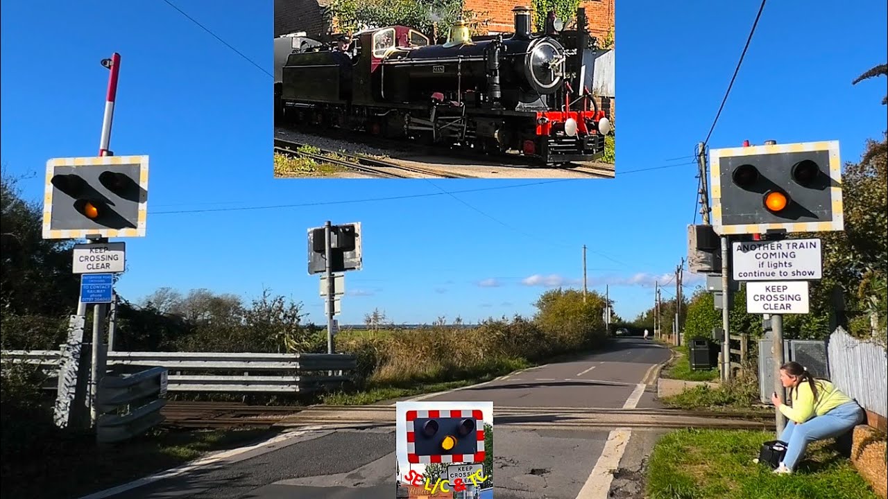 Dymchurch (Eastbridge Road) Level Crossing, Romney, Hythe & Dymchurch Railway, Kent
