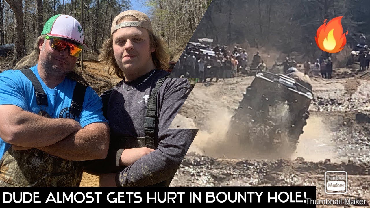 Dude FLIPS in BOUNTYHOLE!!! (Mudslangers ATV park)