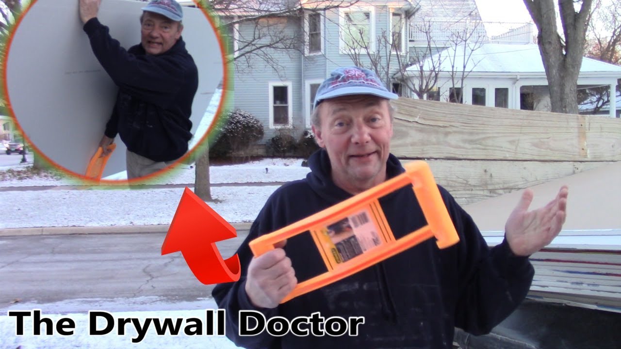 This Simple Tool Can Save Your Back from Lifting Drywall
