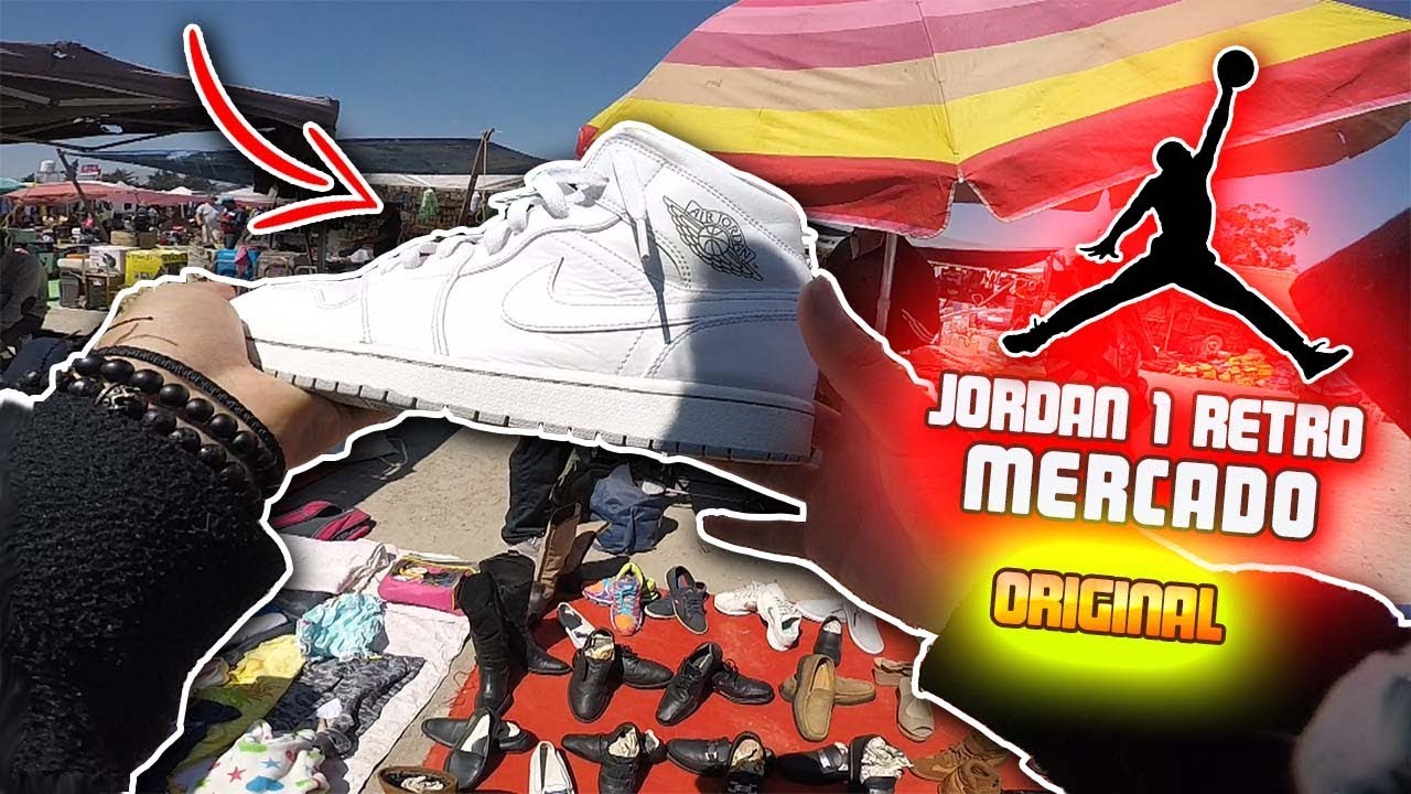 encontré sneakers JORDAN originales en el mercado, MUY BARATO!