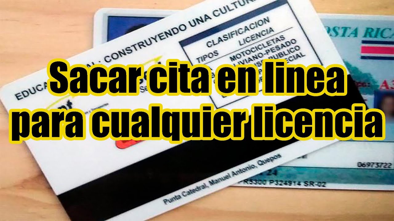 Como sacar Cita para Licencia en Línea #costarica