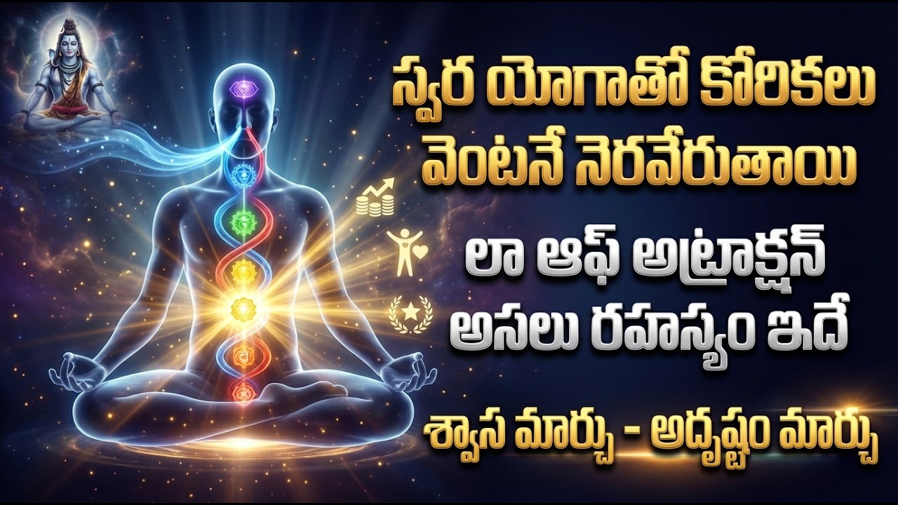 Swar Yoga Secret for Law of Attraction 🔥 Breath Manifestation Faster Using Swar Vigyan