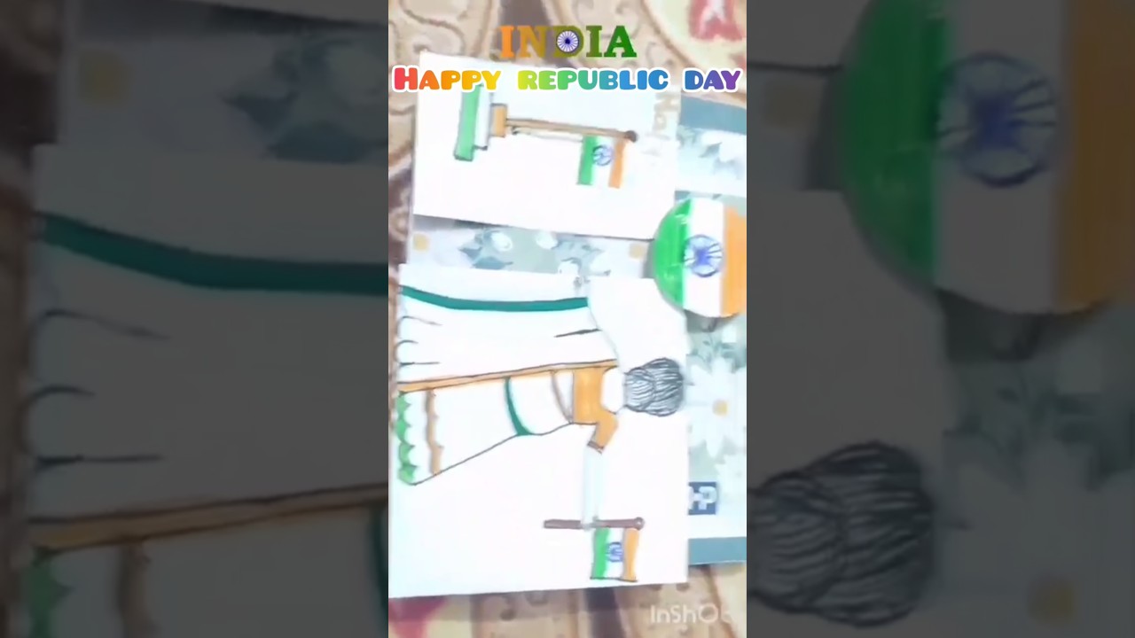 Click Here👆For The Turtorial of making flag card and a beautiful badge💖