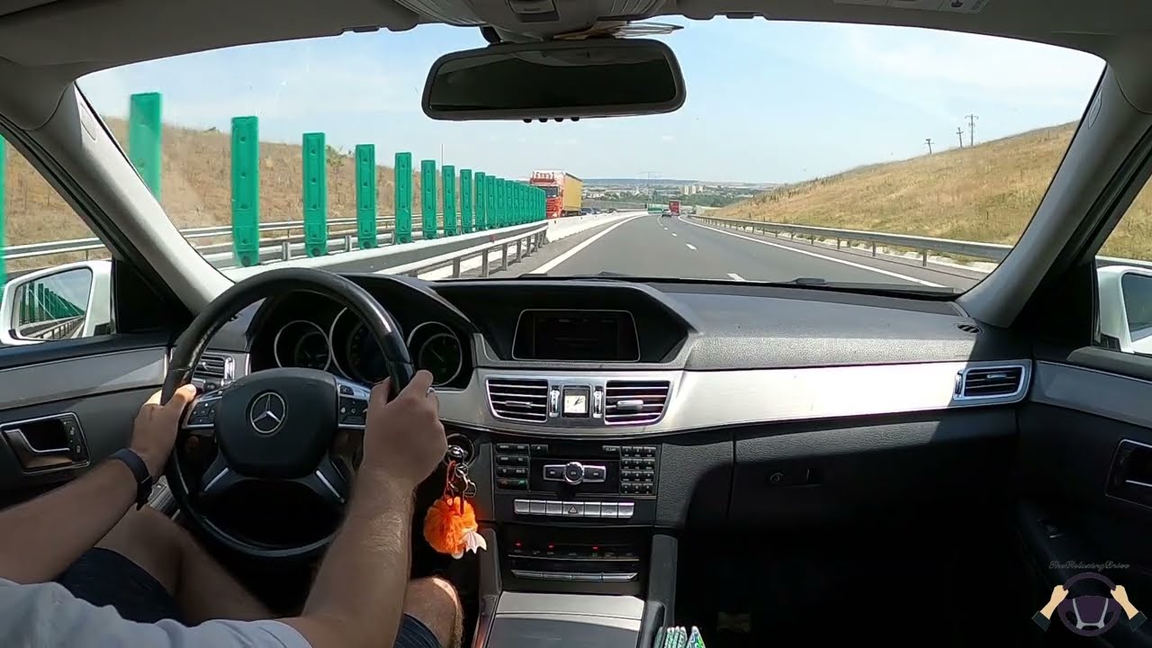 Pov Spirited Driving on Highway