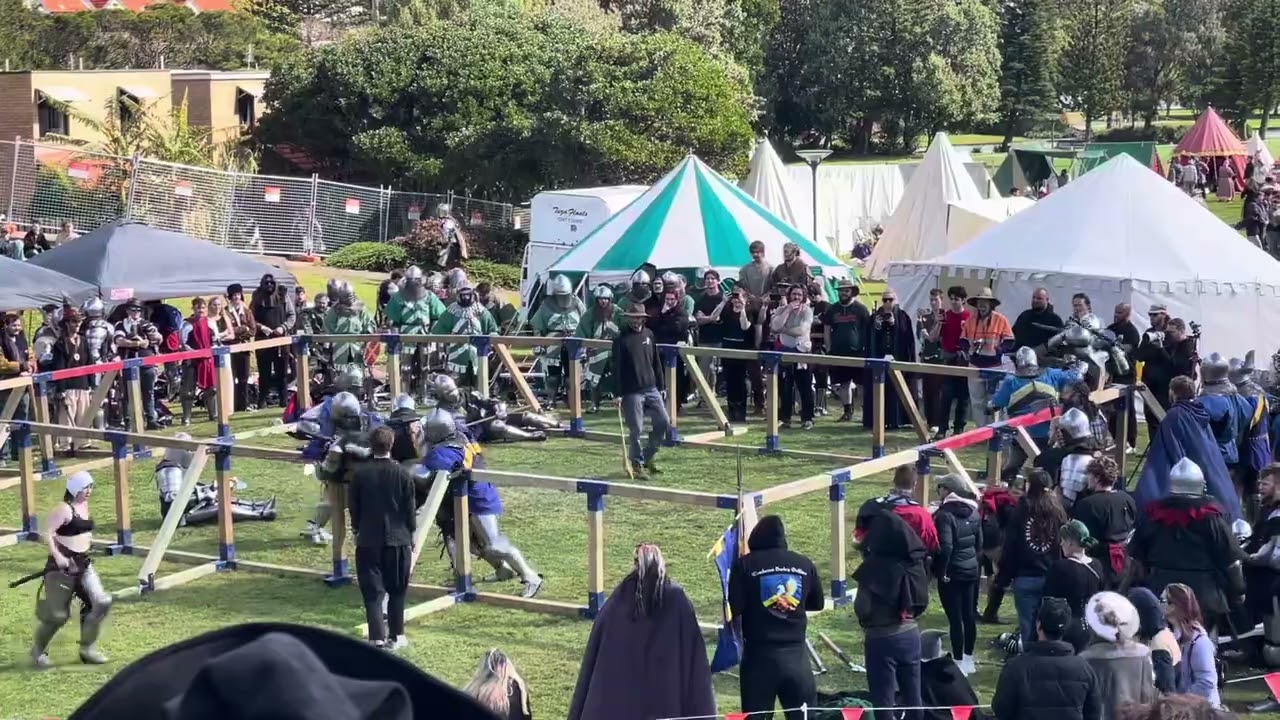 Newcastle Medieval Festival Buhurt 2025