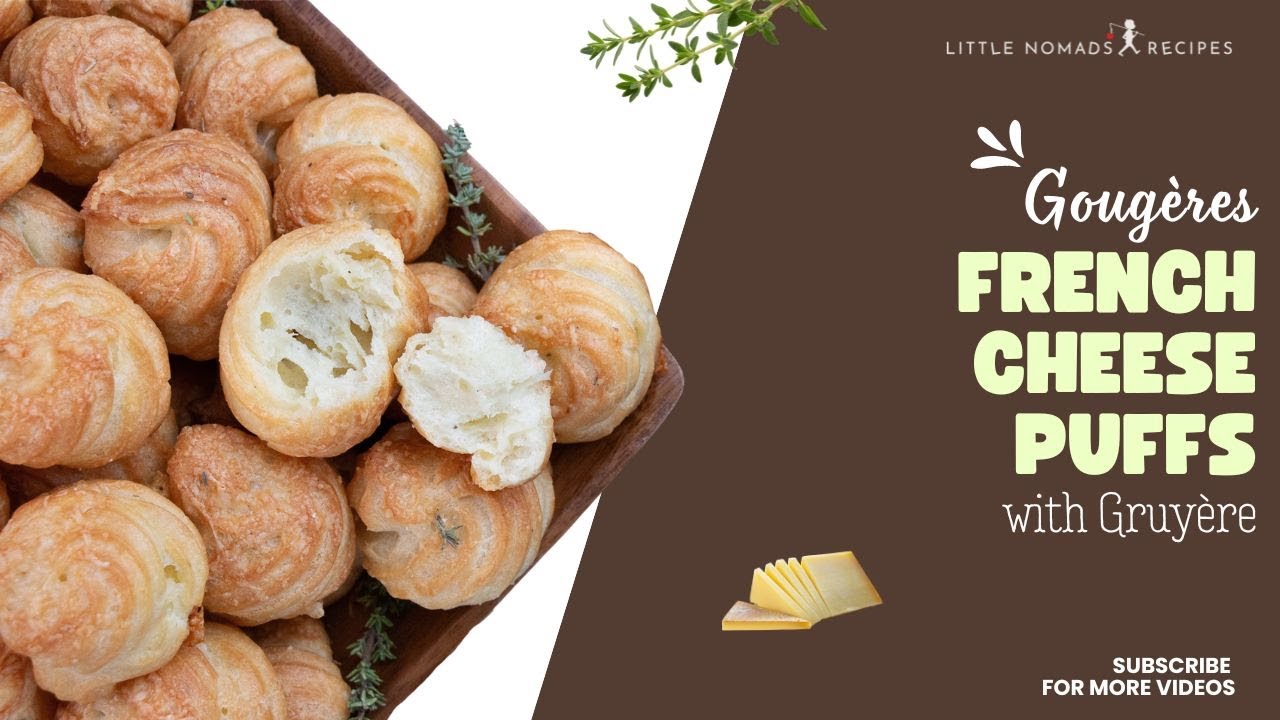 Perfect Cheese Gougères Recipe (French Cheese Puffs)