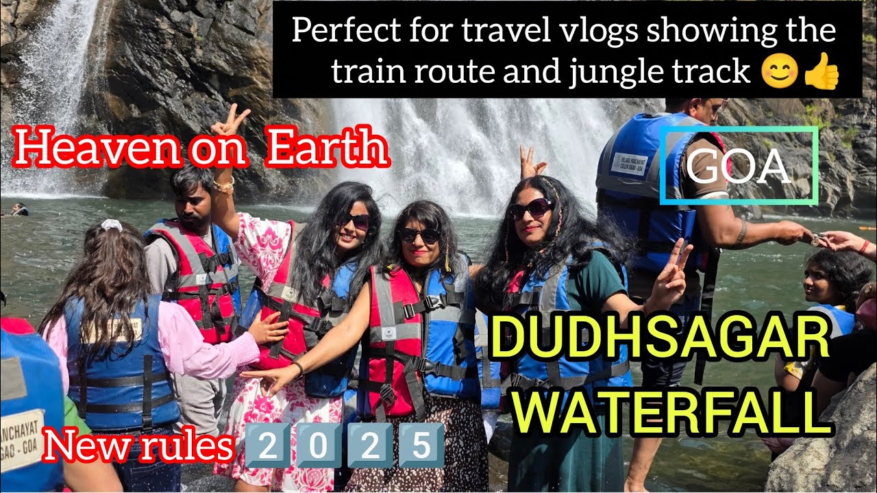 Dudhsagar waterfall full guide 2025 -route, timing& budget ||goa to Dudhsagar full travel guide 2025