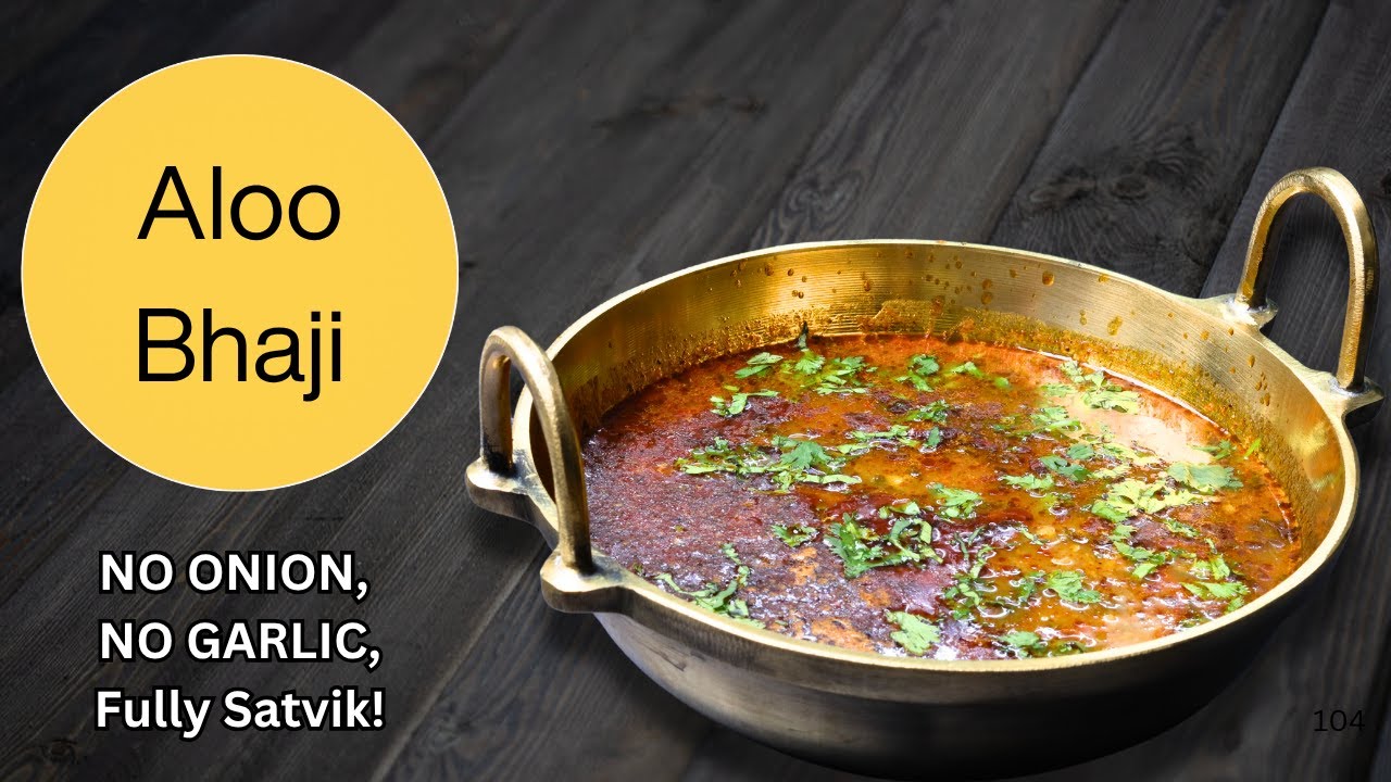 Bhandara Aloo Ki Sabji | No Onion No Garlic Aloo Bhaji by Chef Ashish Kumar | Satvik Recipe for Puja