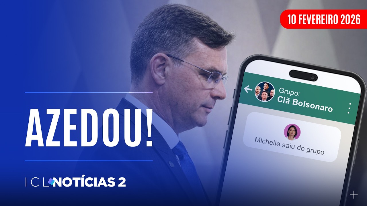 ICL NOTÍCIAS 2 - 10/02/26 - PL VÊ FALTA DE APOIO DE MICHELLE A FLÁVIO BOLSONARO
