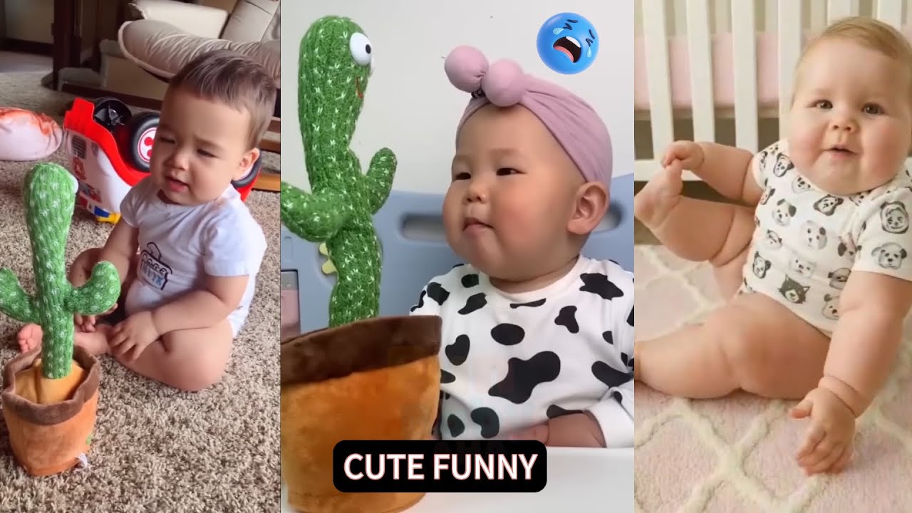 😍Funniest baby reaction videos 2025 | Cutest New baby funniest moments | Baby viral compilation 2025