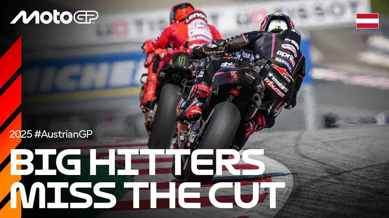 Q2 spots decided in the last 5 mins of MotoGP Practice 👀 | 2025 Austrian GP