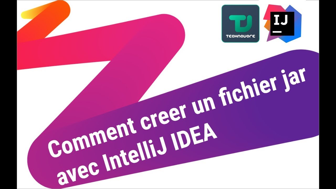 Comment creer un fichier jar avec IntelliJ IDEA